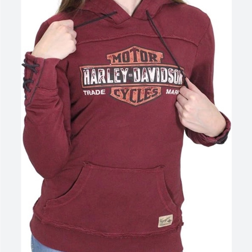 Harley-Davidson Women's Maroon Sweatshirt